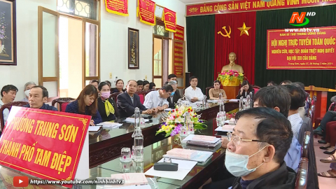 Nghi&ecirc;n cứu, học tập, qu&aacute;n triệt, tuy&ecirc;n truyền nghị quyết Đại hội XIII của Đảng