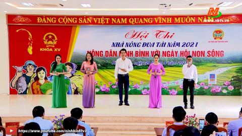 Nh&agrave; N&ocirc;ng đua t&agrave;i: N&ocirc;ng d&acirc;n Ninh B&igrave;nh với ng&agrave;y hội non s&ocirc;ng - Phần thi: "Lời ch&agrave;o nh&agrave; n&ocirc;ng".