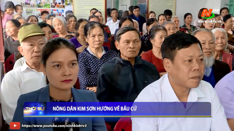 N&ocirc;ng d&acirc;n Kim Sơn hướng về bầu cử