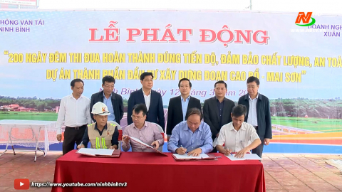 Ph&aacute;t động 200 ng&agrave;y đ&ecirc;m thi đua, ho&agrave;n th&agrave;nh dự &aacute;n cao tốc đoạn Cao Bồ - Mai Sơn