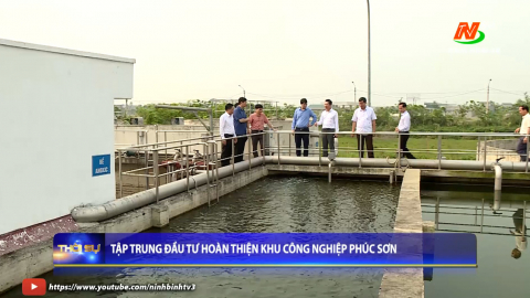 Tập trung đầu tư ho&agrave;n thiện khu c&ocirc;ng nghiệp Ph&uacute;c Sơn