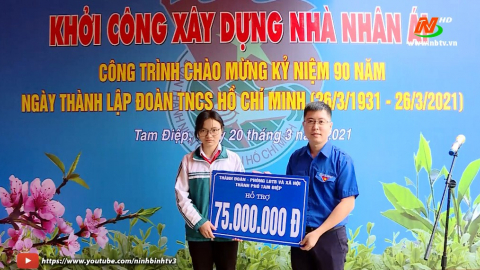 Th&agrave;nh đo&agrave;n Tam Điệp khởi c&ocirc;ng x&acirc;y dựng nh&agrave; nh&acirc;n &aacute;i