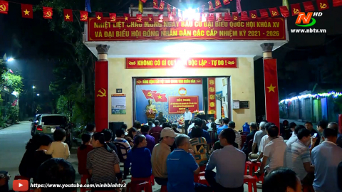 Th&agrave;nh phố Tam Điệp ph&aacute;t huy d&acirc;n chủ trong lấy &yacute; kiến cử tri nơi cư tr&uacute;