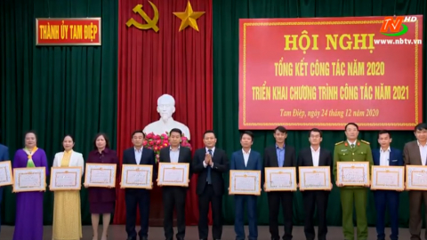 Th&agrave;nh ủy Tam Điệp triển khai chương tr&igrave;nh c&ocirc;ng t&aacute;c năm 2021