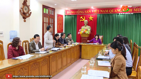 Thống nhất kế hoạch Tổng kết v&agrave; Trao giải cuộc thi t&igrave;m hiểu về Đại hội Đảng bộ tỉnh.