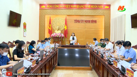 Thường trực Tỉnh ủy giao ban nhiệm vụ c&ocirc;ng t&aacute;c th&aacute;ng 5