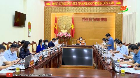 Thường trực tỉnh ủy triển khai nhiệm vụ 6 th&aacute;ng cuối năm
