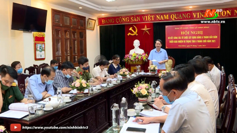 Triển khai c&ocirc;ng t&aacute;c tổ chức x&acirc;y dựng Đảng 6 th&aacute;ng cuối năm 2021