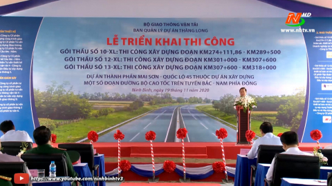 Tri&ecirc;n khai thi c&ocirc;ng 3 g&oacute;i thầu cao tốc Bắc - Nam đoạn Mai Sơn - Quốc lộ 45