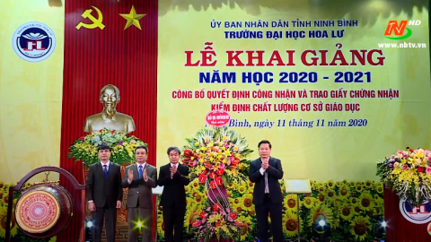 Trường Đại học Hoa Lư khai giảng năm học 2020 - 2021