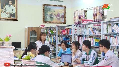 Trường THPT Kim Sơn A thi đua dạy tốt, học tốt theo lời B&aacute;c dạy
