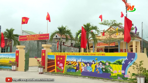 Tưng bừng kh&ocirc;ng kh&iacute; ch&agrave;o mừng bầu cử ở Y&ecirc;n Kh&aacute;nh
