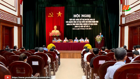 Ứng cử vi&ecirc;n đại biểu HĐND tỉnh kh&oacute;a XV, đơn vị bầu cử số 8 TXCT huyện Hoa Lư.