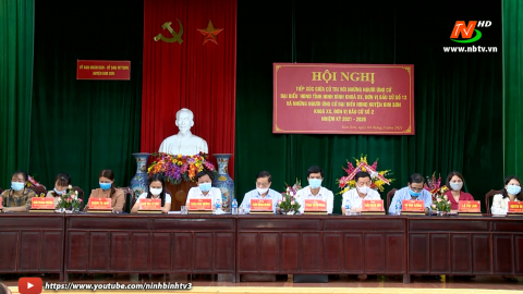 Ứng cử vi&ecirc;n đại biểu HĐND tỉnh TXCT tại đơn vị bầu cử số 13 huyện Kim Sơn