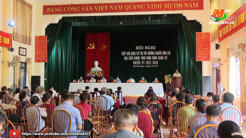 Ứng cử vi&ecirc;n đại biểu HĐND tỉnh TXCT tại đơn vị bầu cử số 1 TP. NInh B&igrave;nh