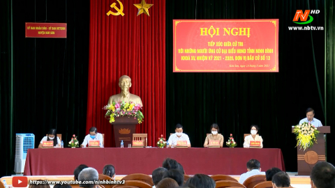 Ứng cử vi&ecirc;n ĐB HĐND tỉnh kh&oacute;a XV, đơn vị bầu cử số 13 TXCT huyện Kim Sơn.