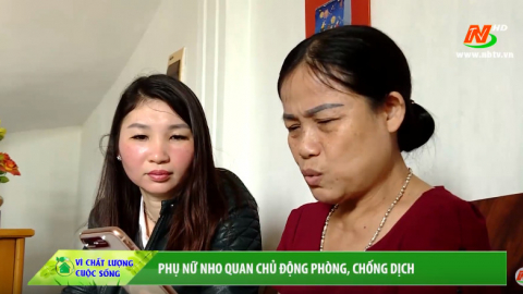 V&igrave; chất lượng cuộc sống: Phụ nữ Nho Quan chủ động ph&ograve;ng chống dịch