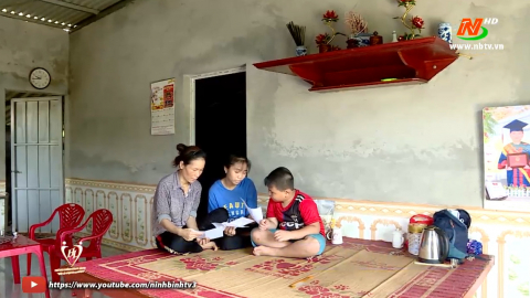  Hỗ trợ gia đ&igrave;nh em B&ugrave;i Tr&agrave; My, x&atilde; X&iacute;ch Thổ, huyện Nho Quan