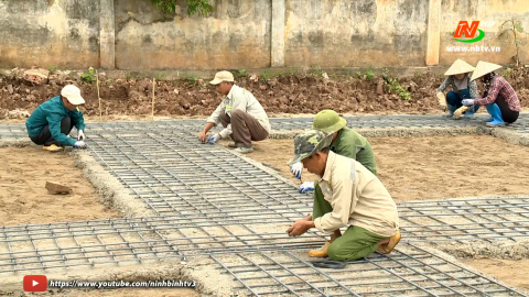 Kim Sơn đầu tư cơ sở hạ tầng tại c&aacute;c x&atilde; về đ&iacute;ch NTM năm 2021